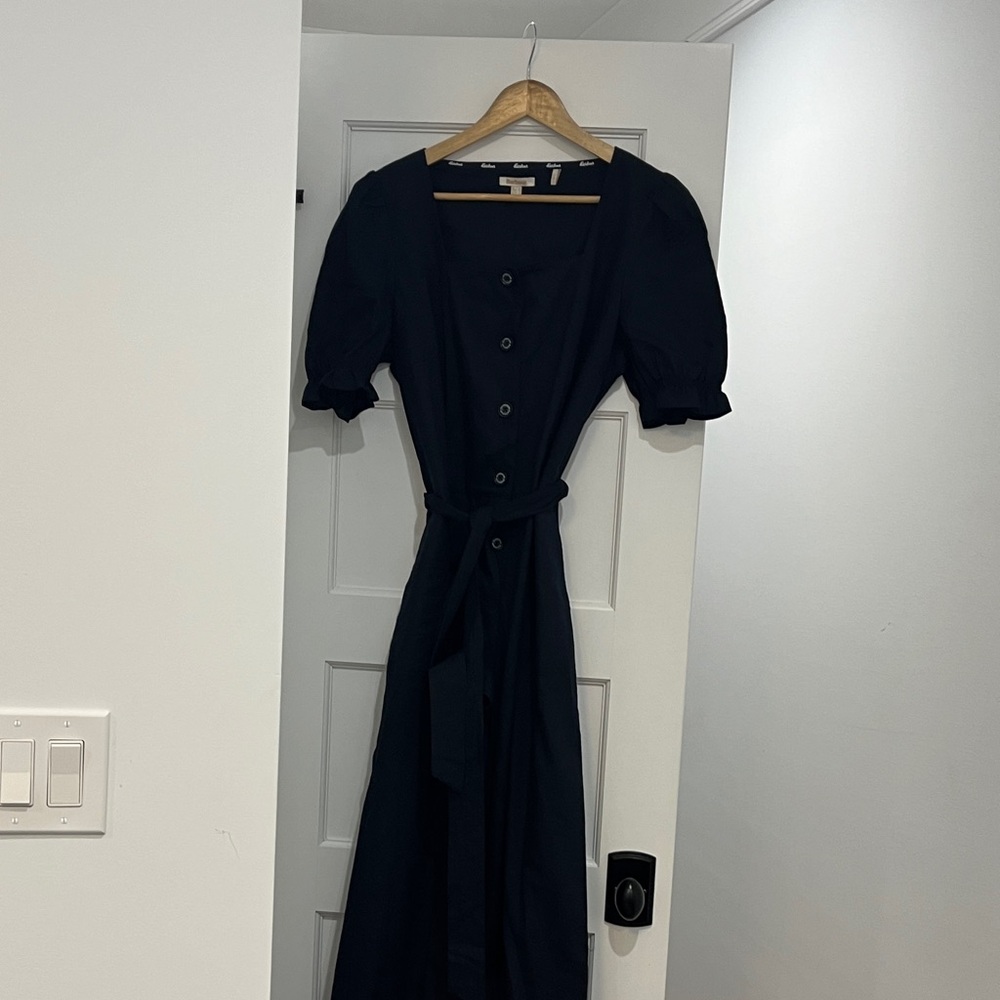 Barbour Navy Long Sleeve Jumpsuit